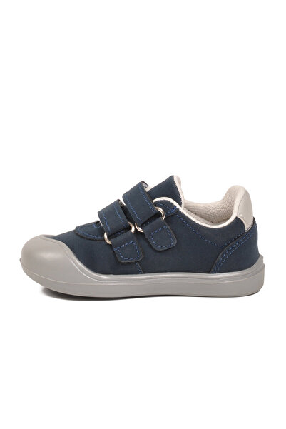 AYK'S Navy Blue Nubuck-Yellow Lightweight Orthopedic Baby Casual Shoes Arzen ...