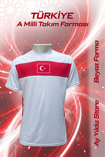 Erzurum Türkiye Milli Takım Forması Kırmızı Beyaz Store AA071
