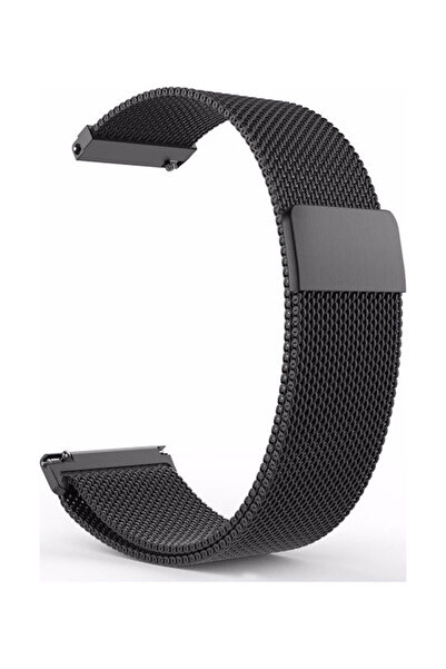 OEM Μαύρο λουράκι από ανοξείδωτο ατσάλι (Galaxy Watch (46mm) / Gear S3 Huawei...