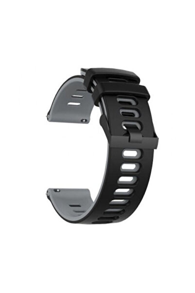 OEM Λουράκι Σιλικόνης Δίχρωμο Xiaomi Watch 5 Μαύρο Γκρι