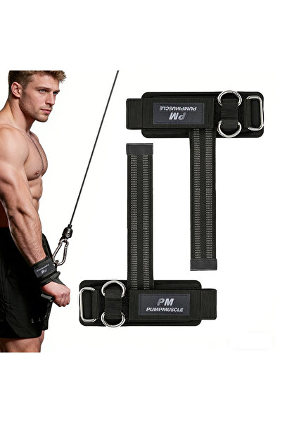 Choice black D-Ring Double Cuff Lifting Straps Thick Heavy Duty Wrist Support...