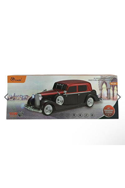 Yage YG-239 Klasik Araba Tasarımlı Nostaljik Bluetooth Hoparlör FM Radyo USB/...