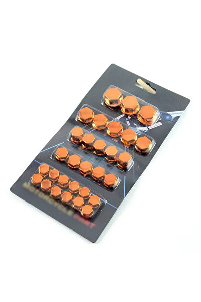 Choice Orange 1Set 30Pcs Motorcycle Modification Head Cover Accessories Screw...