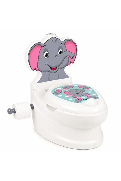 Floopy Olita educativa copii, Elefant, cu sunet sifon, anti-alunecare, 1.5+ ani