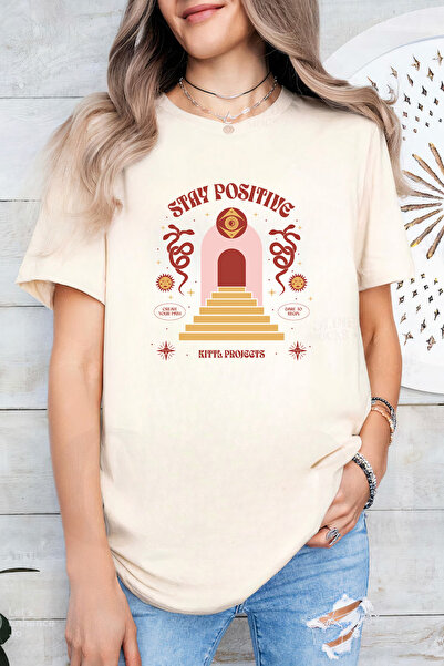 Sarah's Boutique Women's T-shirt – 100% cotton – Stay Positive