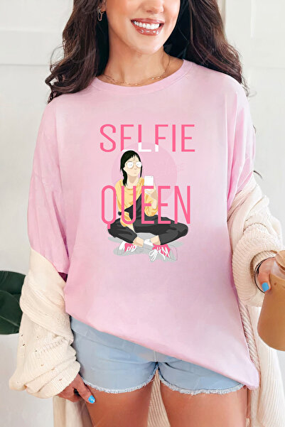 Sarah's Boutique Women's T-shirt – 100% cotton – Selfie Queen