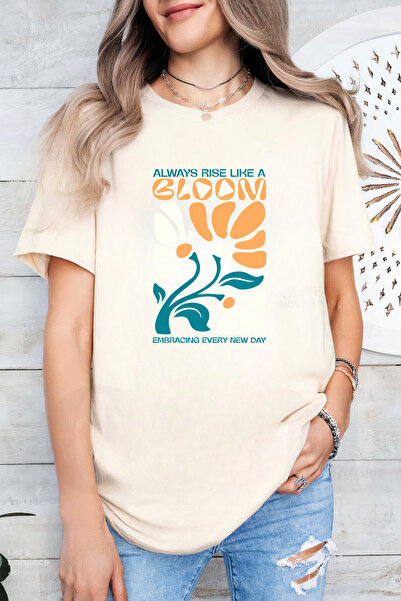 Sarah's Boutique Women's T-shirt – 100% cotton – Rise Bloom