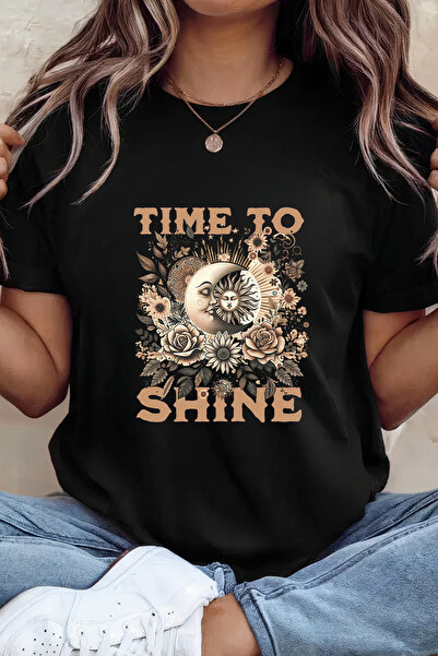 Sarah's Boutique Women's T-shirt – 100% cotton – Time Shine