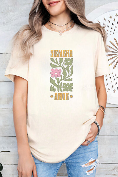 Sarah's Boutique Women's T-shirt – 100% cotton – Siembra Amor