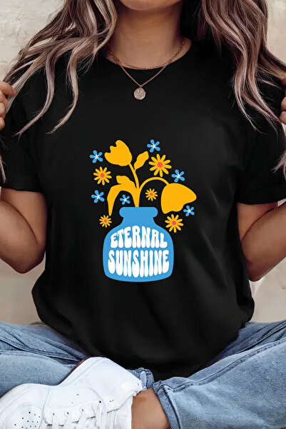 Sarah's Boutique Women's T-shirt – 100% cotton – Sunshine Vase