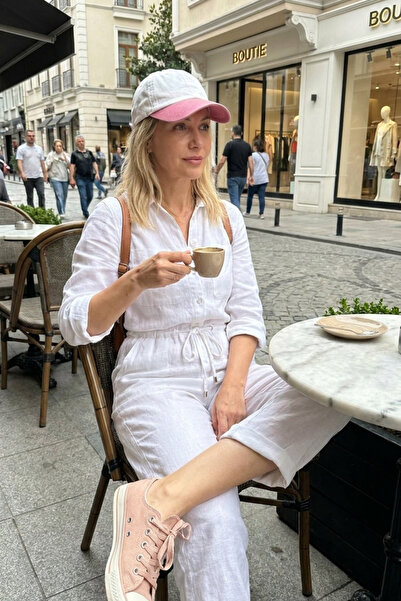 LAGRANZE Συλλογή Streetwear Δίχρωμο Βαμβακερό ΓΥΝΑΙΚΕΙΟ Καπέλο