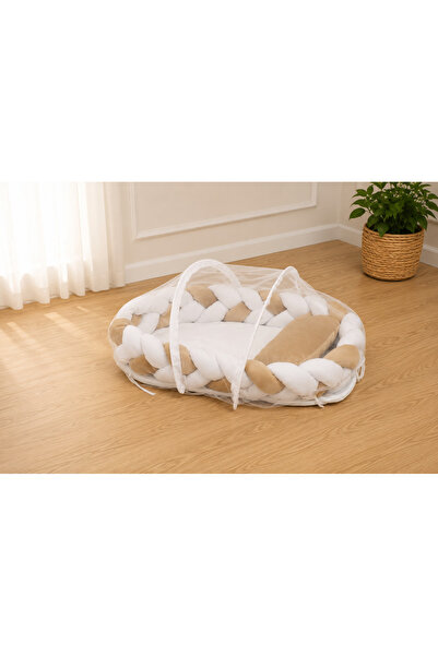 Gemnest Accessories Portable Baby Crib with Mosquito Net and Padded Edges for...