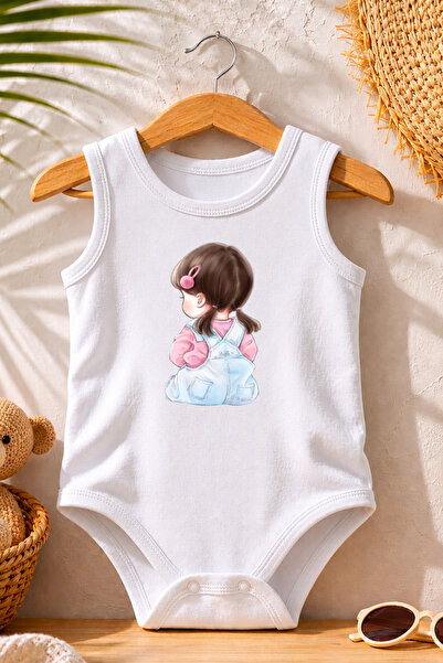 Pamuk Saray Sweet Baby Printed Baby Bodysuit 100% Cotton Undershirt