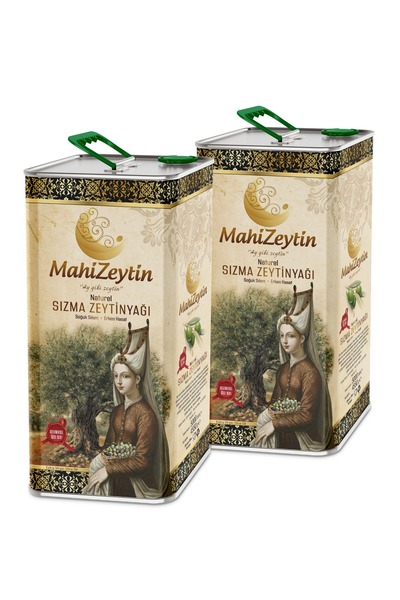 Natural Mahi Zeytin 10 Litre Natürel Sızma Soğuk Sıkım Erken Hasat Zeytinyağı