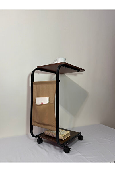 OEM Masuta mobila de cafea, 4 roti, 45cm x 29cm x 65cm