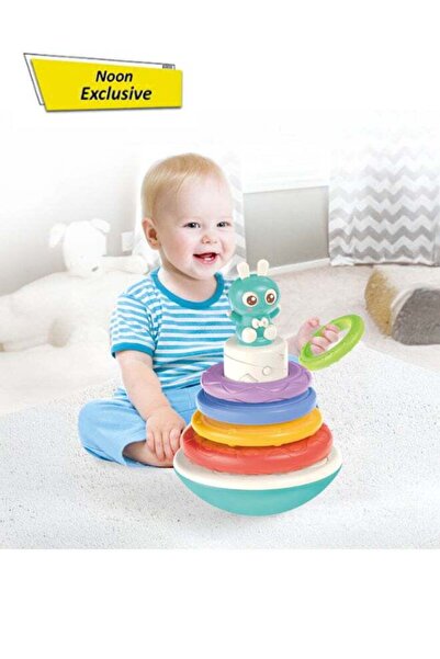 ARCO STORE Stacking Rings Toy for Kids - Wobbly Bunny Toy with Music & Sound ...