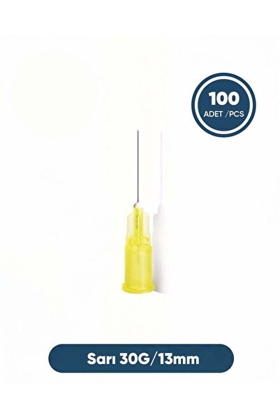 Genject 30G (0.82mm) 13mm, Sarı Enjektör Ucu 100 Ad./Pkt.