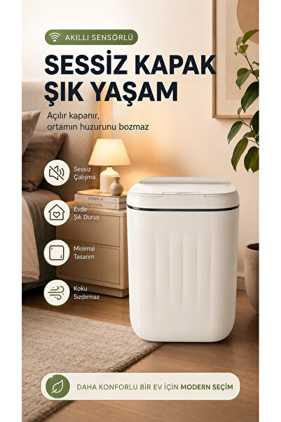 Marsilyan Çöp Kovası Otomatik Kapak ILKEL-GRP4GS