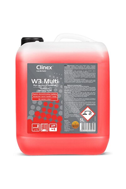Clinex Detergent lichid multi-concentrat W3, 5 L, pentru toalete și băi