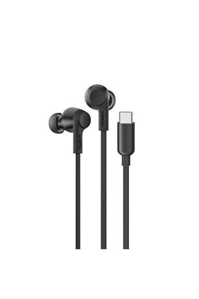 Belkin SoundForm G3H0003HQBK Căști cu fir USB-C cu microfon, ANC, IPX5, Negru