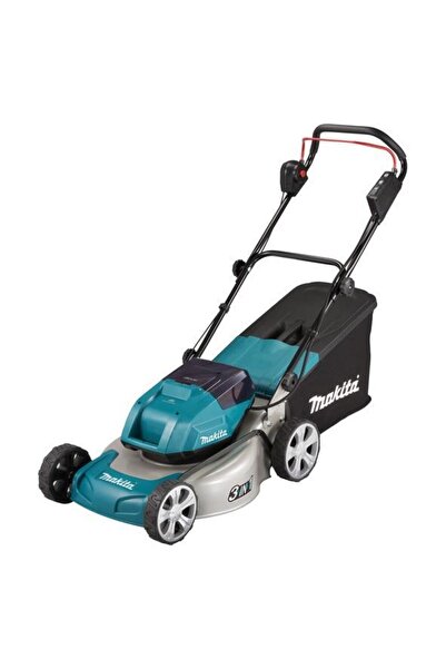 Makita DLM460PT2 Ασύρματη χλοοκοπτική μηχανή 46 εκ., Σάκος 60 λίτρων, 2 μπατα...