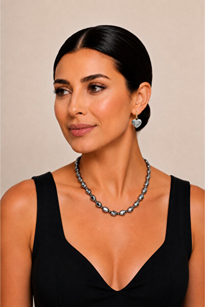Atelier Sriza Lunaris - Limited Edition Collection - Hematit Doğaltaş Kolye