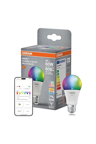 Osram Smart LED 9W Rgbw 806LM E27 Duy Wıfı Kontrollü LED Ampul
