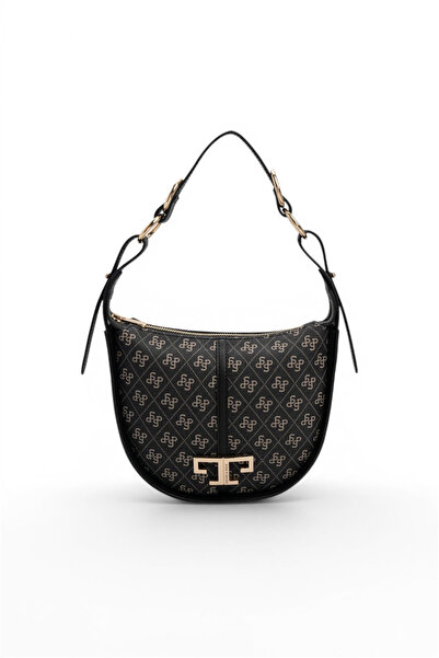 Silver Polo Smoked - Black Monogram Women's Shoulder Bag Sp1270