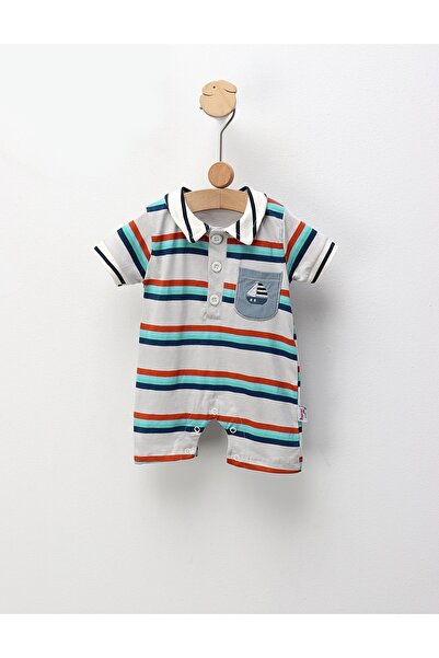 MiniKids Salopeta, I will Sail, gri-multicolor