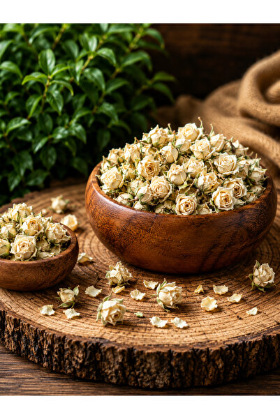 Natura Şifa 100% Natural White Dried Rose Buds Herbal Tea and Decorative Use ...