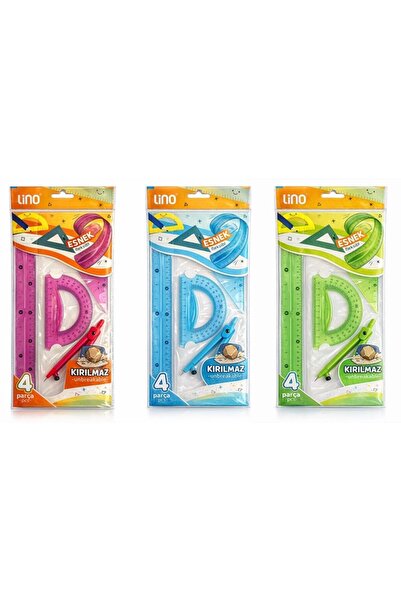 Art & Art Σετ Σχεδίασης Lino Flexible Unbreakable Pergelli 4 Τεμάχια