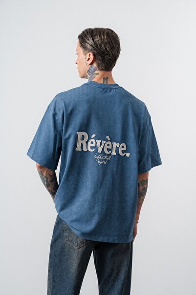 Respire Tricou supradimensionat Revere bleumarin