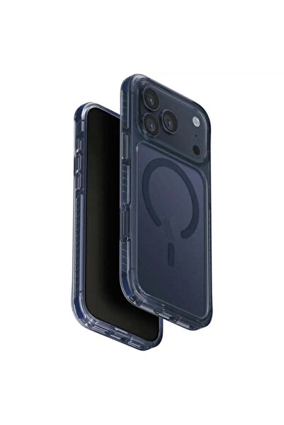 uniq Husă pentru iPhone 17 Pro Max, Combat MagClick, alb - albastru