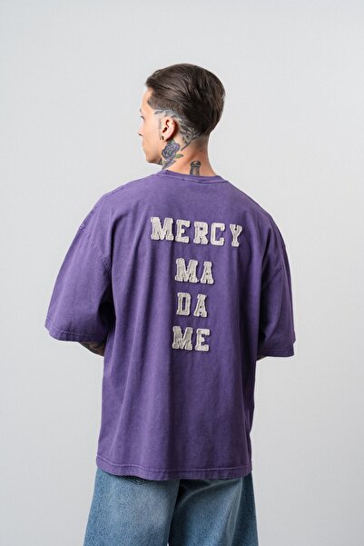 Respire Tricou supradimensionat Mercy, mov