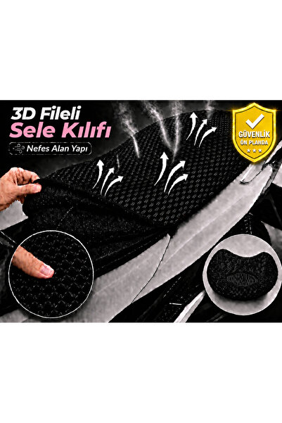 Vi Caro Husa scaun motocicletei Kuba Nirvana 150 Husa scaun din plasa 3D Prot...