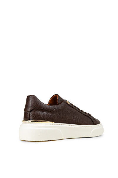 Deery Kadın Hakiki Deri Kahverengi Sneaker Ayakkabı