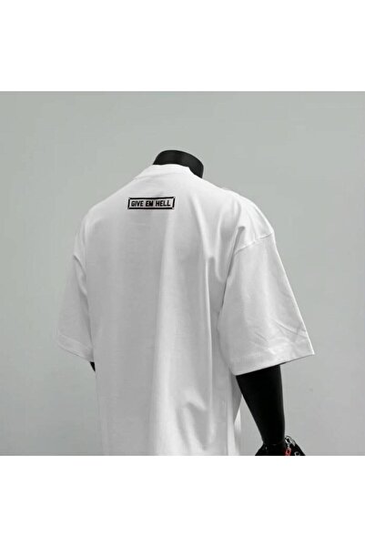JANTIL MODA 🔥 Unisex Oversize 100% Cotton Crew Neck Short Sleeve T-Shirt 🔥