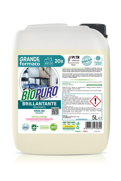 Biopuro Solutie de clatire pentru masina de spalat vase hipoalergena ecologic...