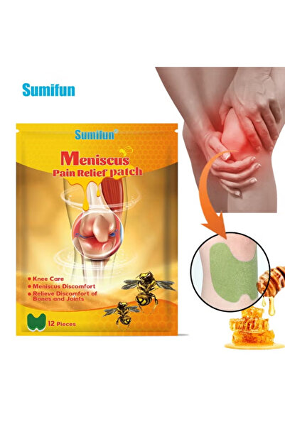 SUMIFUN Meniscus Knee Pain Relief Patches for Joint & Muscle Ache, 4 Pieces