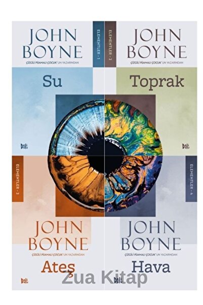 Delidolu Yayınları John Boyne - Elementler Set ( Su- Toprak - Ateş - Hava )