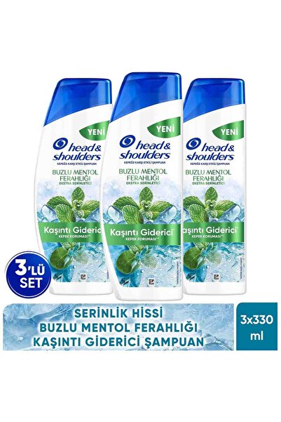 Head & Shoulders Buzlu Menthol Ferahlığı 330ml x3