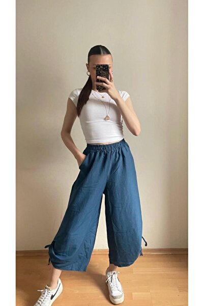 Tweed Collection PAÇA İPLİ AYROBİN ŞALVAR