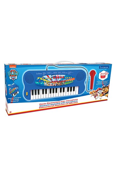 PAW PATROL Orga electronica Lexibook, cu 32 de clape, sunete si microfon,