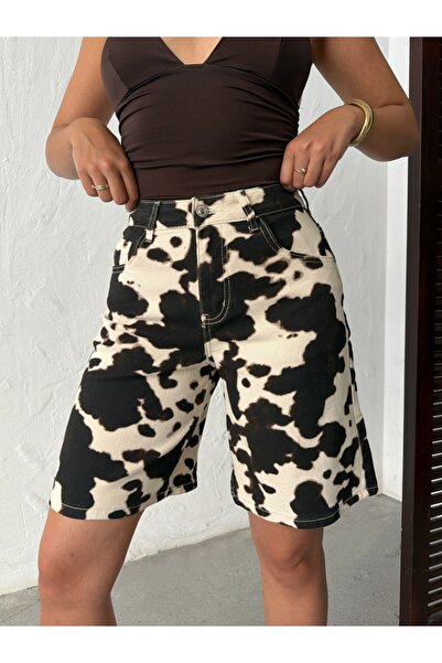 ADAMODA.RO Pantaloni scurți bermuda elastici degrade