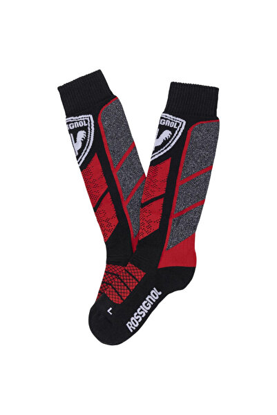 Rossignol Șosete de schi pentru copii Thermotech-Negru/Roșu-XS