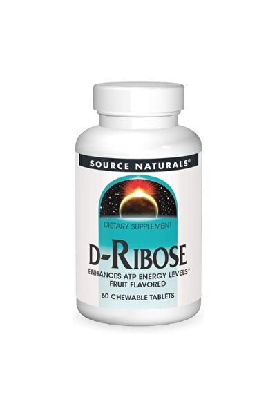 source naturals دي-ريبوز، 60 قرص قابل للمضغ، 1000 ملغ