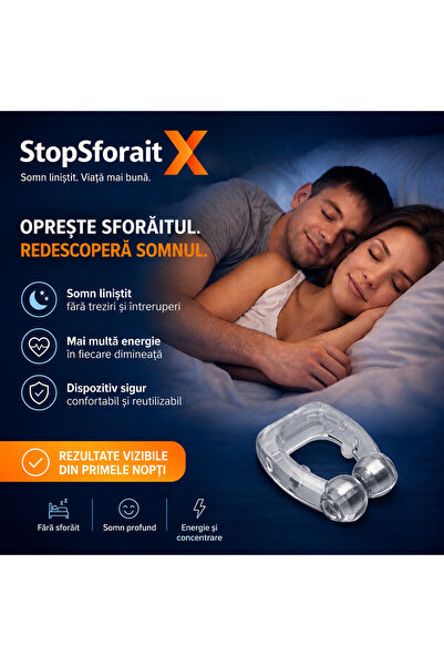 Stopitt StopSforait X Cleme anti-sforăit