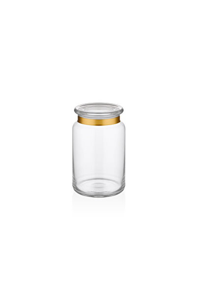 Decorium Keyif 15 cm 2-Piece Glass Jar with Lid 9-02010019