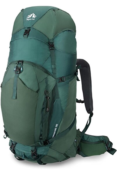 OEM Rucsac Turistic de Trekking Încăpător Ușor Impermeabil 100L Negru