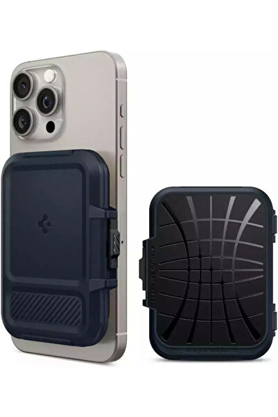 Spigen Θήκη Καρτών MagSafe με Κλείδωμα για MagSafe Μεταλλικό Σχέδιο Slate "
